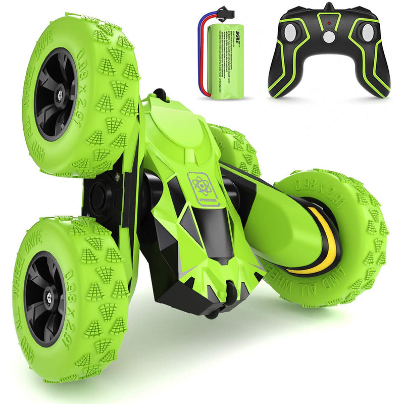 SGILE RC Stunt Car Toy, Remote Control Car with 2 Sided 360 Rotation for Boy Kids Girl