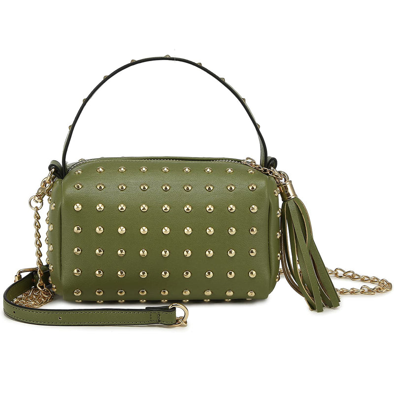 LOVEVOOK Shoulder Bag Small Side Purse Mini Clutch with Bling Rivets