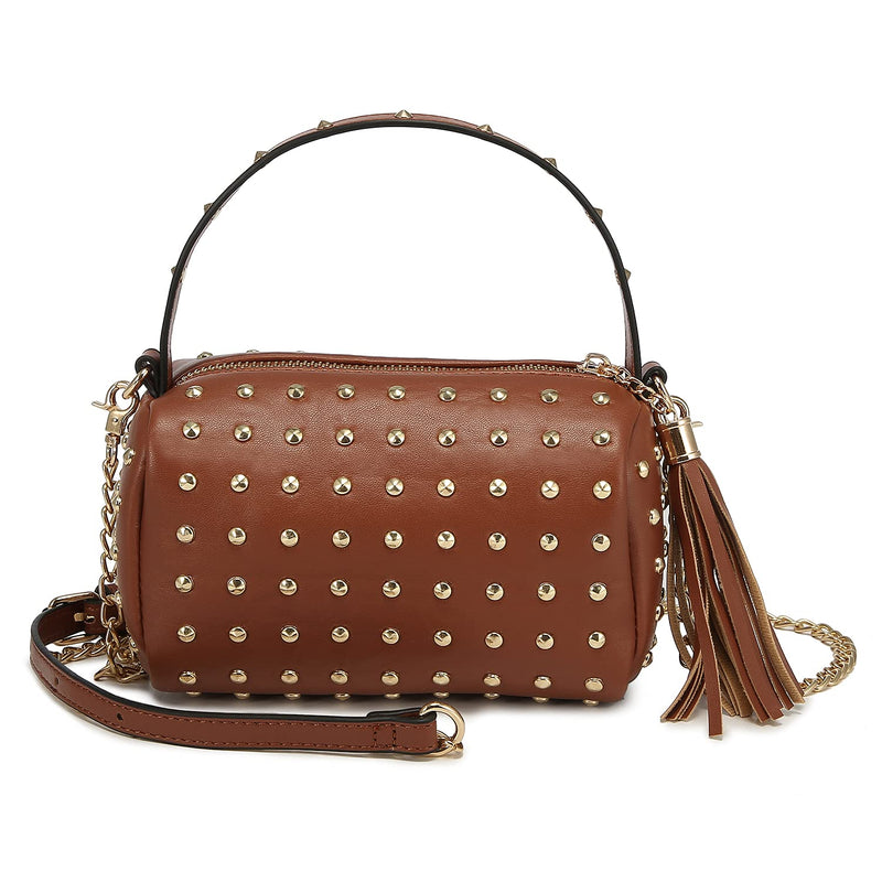 LOVEVOOK Shoulder Bag Small Side Purse Mini Clutch with Bling Rivets