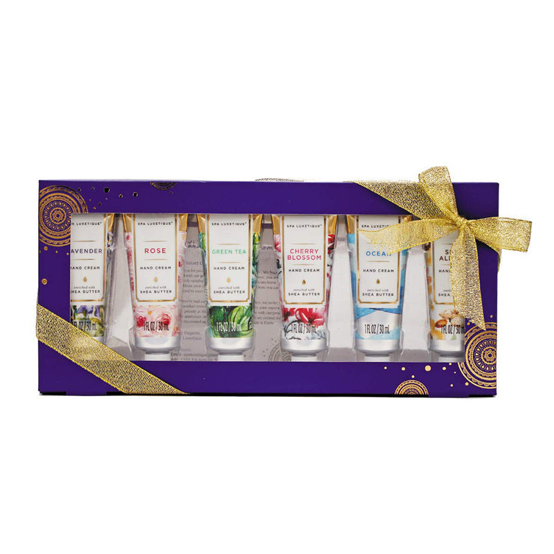 Spa Luxetique Hand Cream Gift Set with Natural Aloe and Vitamin E for Dry Skin