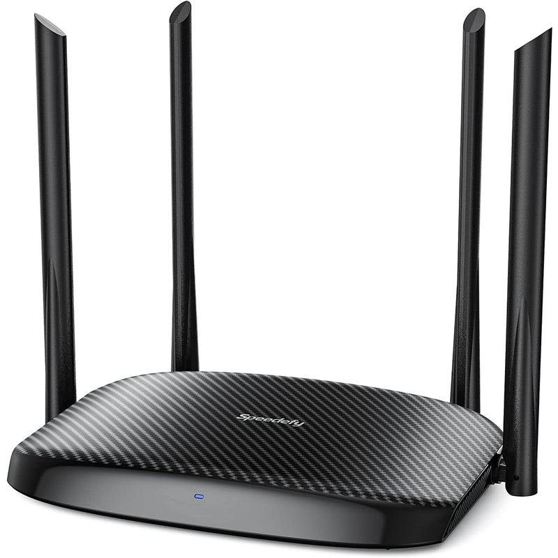 Speedefy WiFi Router for Home, AC1200 Gigabit Dual Band Computer Routers for Wireless Internet