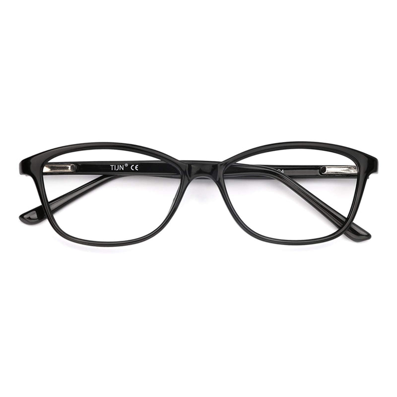 TIJN Blue Light Blocking Glasses Cateye TR90 Frame Anti Blue Ray UV Filter Eyeglasses