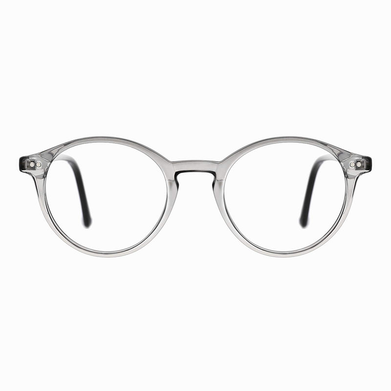 TIJN Blue Light Blocking Glasses Men Women Vintage Thick Round Rim Frame Eyeglasses