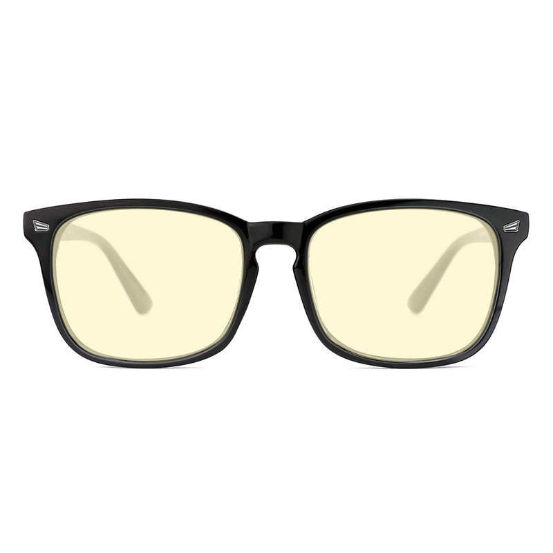TIJN Gaming Glasses Blue Light Blocking Glasses for Women Men Nerd Eyeglasses Anti Eyestrain Anti UV Glare
