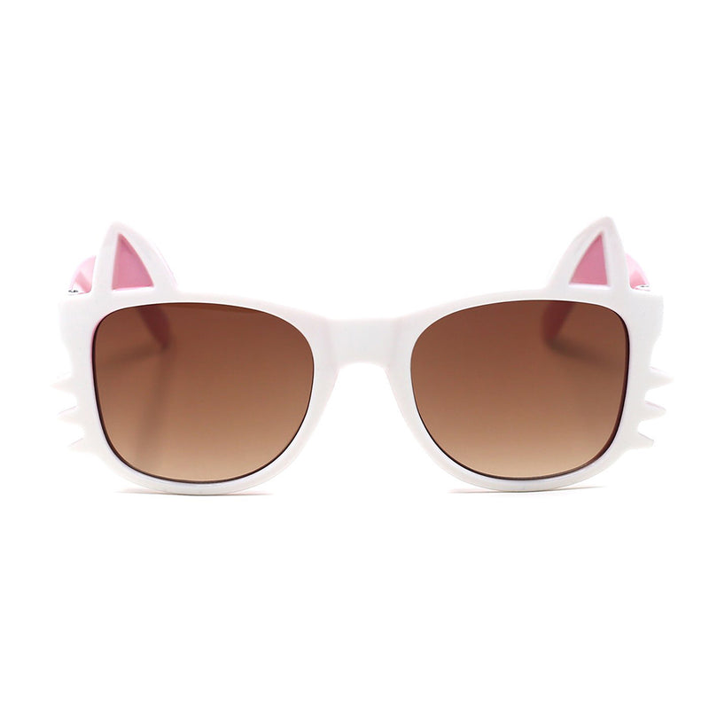 TIJN Kids Girls Sweet Cat UV Protection Sunglasses Plastic Toddlers Sun Shades