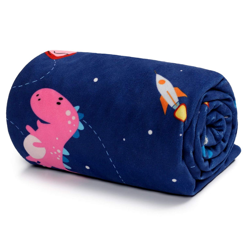 TILLYOU Minky Baby Blanket , Sensory Bedding Blanket with Dotted Backing, Fleece Plush Blanket for Nursery Crib