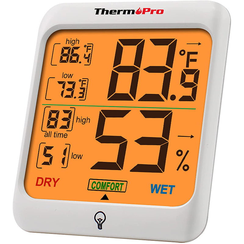ThermoPro TP53 Digital Indoor Thermometer with Comfort Indicator
