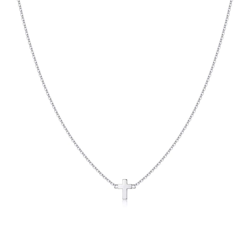 Turandoss Cross Necklace - 14K Gold Filled Small Cross Pendant  Cross Necklace