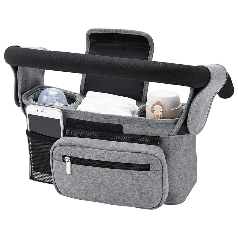 Momcozy Universal Stroller Organizer - Detachable Phone Bag & Shoulder Strap,Pet Stroller