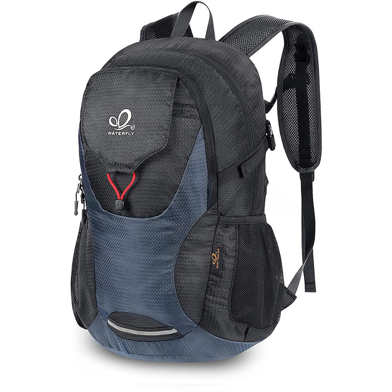 WATERFLY Waterproof Travel Hiking Backpack: Packable Lightweight Water Resistant Bag