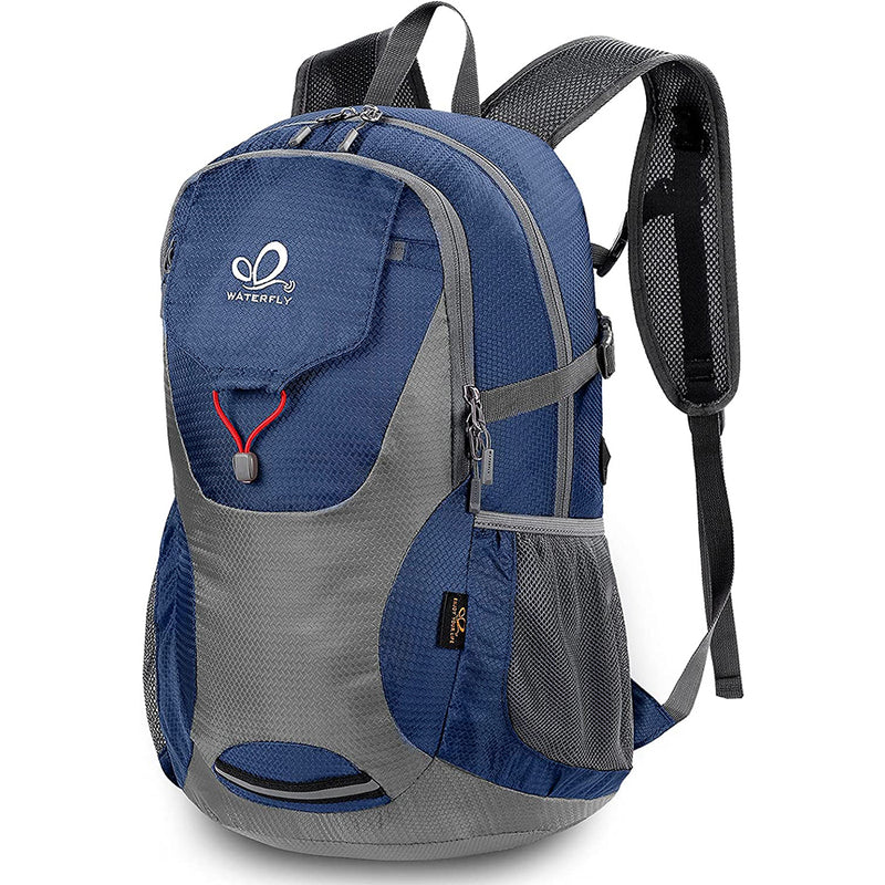 WATERFLY Waterproof Travel Hiking Backpack: Packable Lightweight Water Resistant Bag