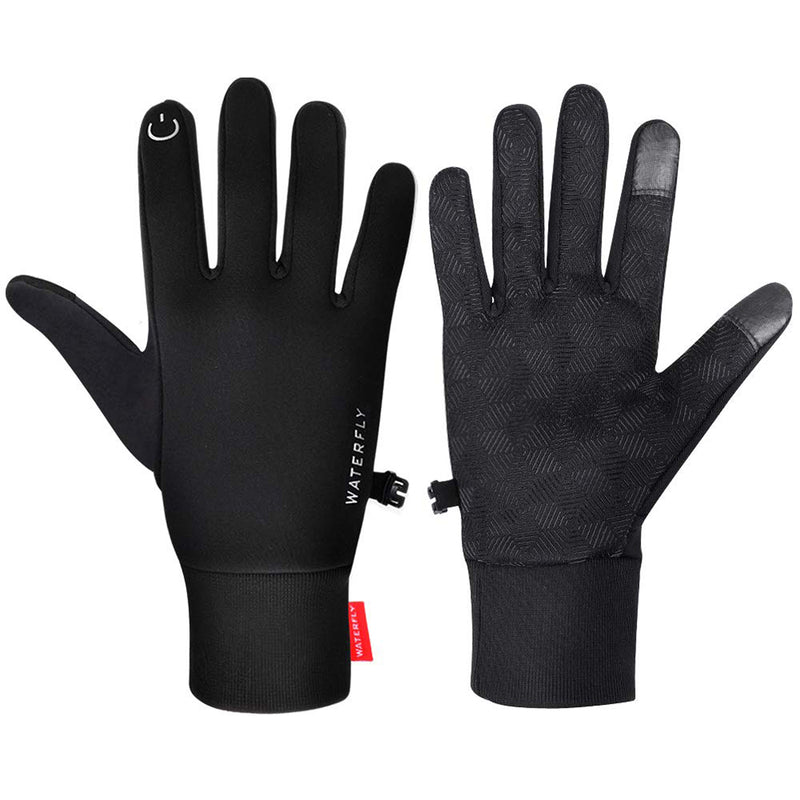 WATERFLY Winter Gloves Touchscreen Sports Running Gloves for Men and Women Walking Driving Riding Working
