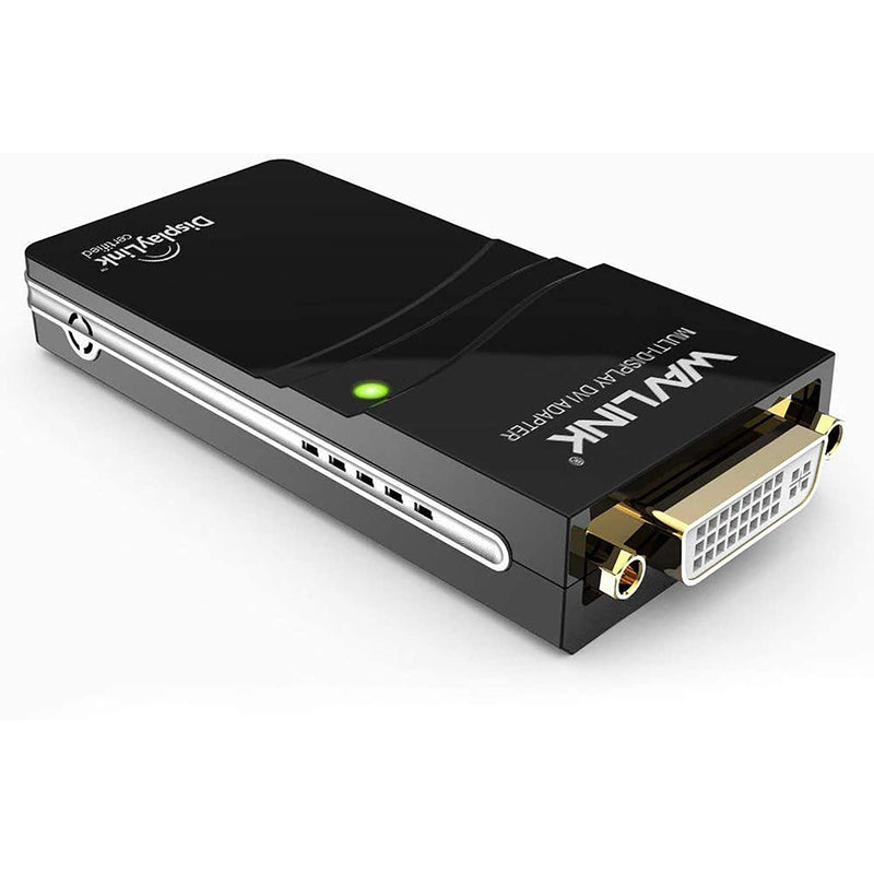 Wavlink USB 2.0 to DVI/HDM/IVGA Universal Video Graphics Display Adapter, Displaylink Chip Supports