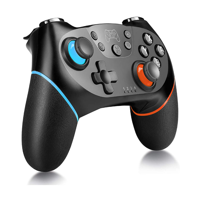 YCCTEAM Wireless Game Controller with Gyro Axis, Adjustable Dual Shock