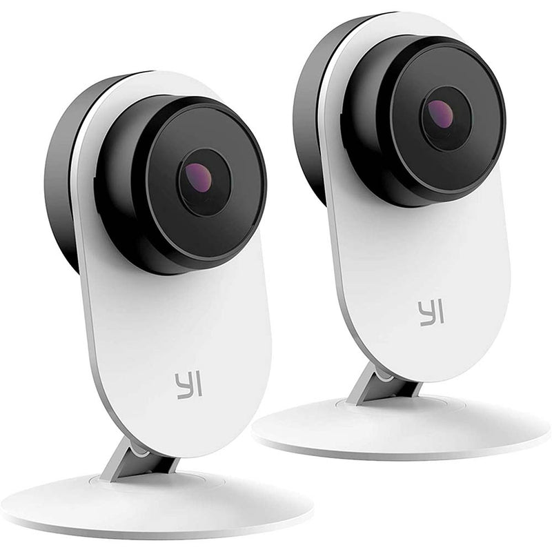 YI 2pc Security Home Camera 3 Baby Monitor, 1080p WiFi Smart Indoor Nanny IP Cam