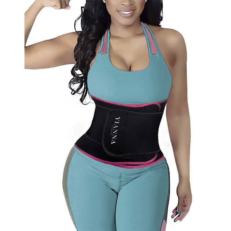 YIANNA Waist Trainer Belt Waist Trimmer Eraser Belly Band Body Shaper Sports Girdles