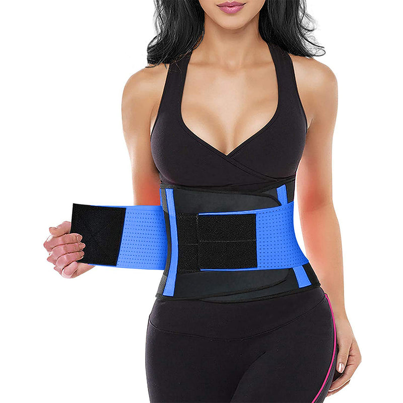 YIANNA Women Waist Trainer Belt - Slimming Sauna Waist Trimmer Belly Band Sweat Sports Girdle Belt