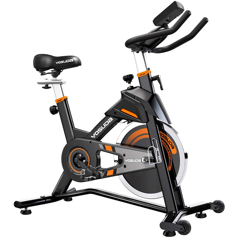 YOSUDA Indoor Cycling Bike Stationary - Exercise Bike for Home Gym with Comfortable Seat Cushion