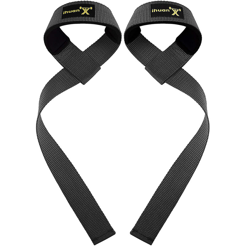ihuan Wrist Straps for Weight Lifting - Lifting Straps for Weightlifting | Extra Hand Grips Support